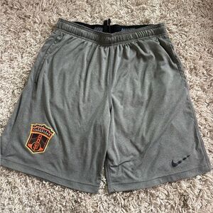 Nike Dri-fit Shorts, gray w/SF Giants WS patch, size large, player edition